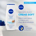SABONETE LÍQUIDO NIVEA CREME SOFT 250ML