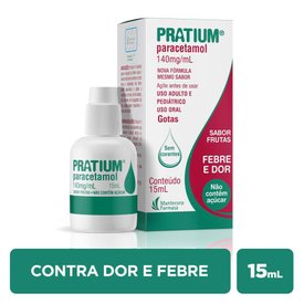 PRATIUM PARACETAMOL 140MG SUSPENSÃO ORAL 15ML