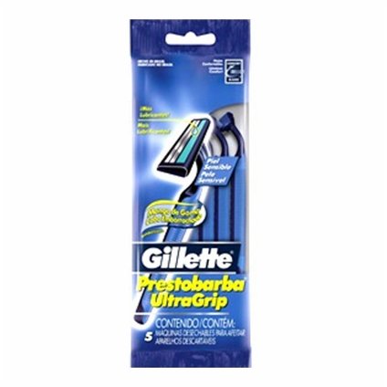 APARELHO BARBEAR GILLETTE PRESTOBARBA ULTRAGRIP LEVE 5 PAGUE 4