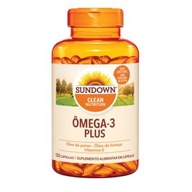 SUPLEMENTO ALIMENTAR SUNDOWN ÔMEGA 3 PLUS 120 CÁPSULAS