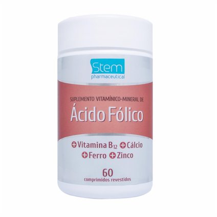 ÁCIDO FÓLICO + VITAMINAS E MINERAIS STEM ZILLION  MATERNA 60 COMPRIMIDOS REVESTIDOS