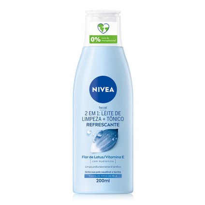LEITE DE LIMPEZA E TÔNICO NIVEA LOÇÃO 2 EM 1 200ML