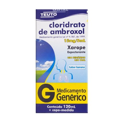 CLORIDRATO AMBROXOL PEDIÁTRICO 3MG/ML 120ML TEUTO GENÉRICO