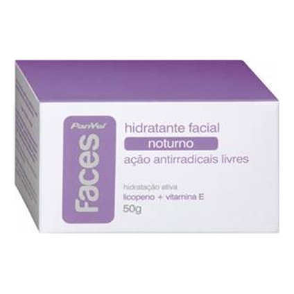 HIDRATANTE FACIAL PANVEL FACES NOTURNO 50G