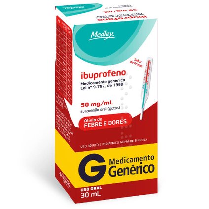 IBUPROFENO 50MG/ML 30ML MEDLEY GENÉRICO
