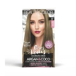 Tintura Permanente Beauty Color 8.1 Louro Claro Acinzentado