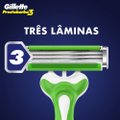 APARELHO BARBEAR GILLETTE PRESTOBARBA 3 SENSITIVE COM 2 UNIDADES
