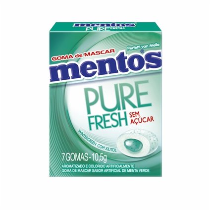 GOMA DE MASCAR MENTOS PURE FRESH WINTER COM XILITOL 10,5G