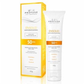 PROTETOR SOLAR PROFUSE ENSOLEIL EMULSÃO UNIFORMIZADORA FPS 50 60G
