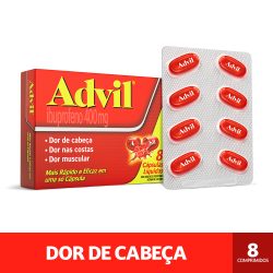Advil 400mg 8 Cápsulas