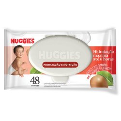 Lenços Huggies Hidratação E Nutrição Contra Assaduras 48 Unidades