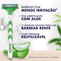 CARGA PARA APARELHO DE BARBEAR GILLETTE MACH3 SENSITIVE COM ALOE 2 UNIDADES