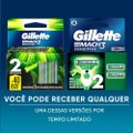 CARGA PARA APARELHO DE BARBEAR GILLETTE MACH3 SENSITIVE COM ALOE 2 UNIDADES