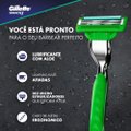 CARGA PARA APARELHO DE BARBEAR GILLETTE MACH3 SENSITIVE COM 4 UNIDADES