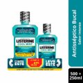 ENXAGUATÓRIO BUCAL LISTERINE COOL MINT 500ML + 250ML