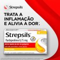 PASTILHAS PARA GARGANTA STREPSILS SABOR MEL E LIMÃO CAIXA 16 PASTILHAS