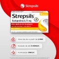 PASTILHAS PARA GARGANTA STREPSILS SABOR MEL E LIMÃO CAIXA 16 PASTILHAS