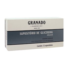 SUPOSITÓRIO GLICERINADO GRANADO LACTENTES COM 12 UNIDADES