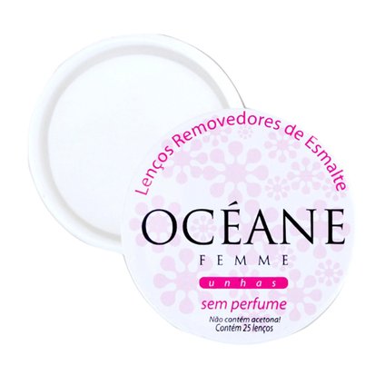 REMOVEDOR DE ESMALTE OCEANE SEM PERFUME COM 25