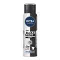 DESODORANTE ANTITRANSPIRANTE AEROSSOL NIVEA MEN INVISIBLE BLACK & WHITE 150ML