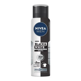 DESODORANTE ANTITRANSPIRANTE AEROSSOL NIVEA MEN INVISIBLE BLACK WHITE 150ML