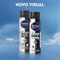 DESODORANTE ANTITRANSPIRANTE AEROSSOL NIVEA MEN INVISIBLE BLACK  WHITE 150ML