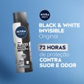 DESODORANTE ANTITRANSPIRANTE AEROSSOL NIVEA MEN INVISIBLE BLACK & WHITE 150ML