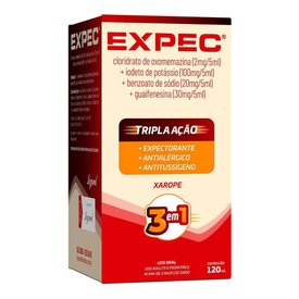 XAROPE EXPEC TRIPLA AÇÃO 120ML