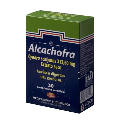 ALCACHOFRA ASPEN 30 COMPRIMIDOS REVESTIDOS