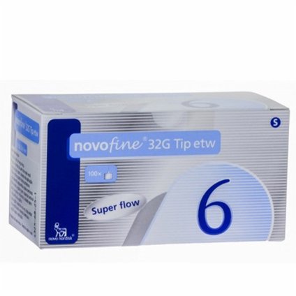 AGULHA PARA CANETA NOVOFINE 32G 6MM COM 100