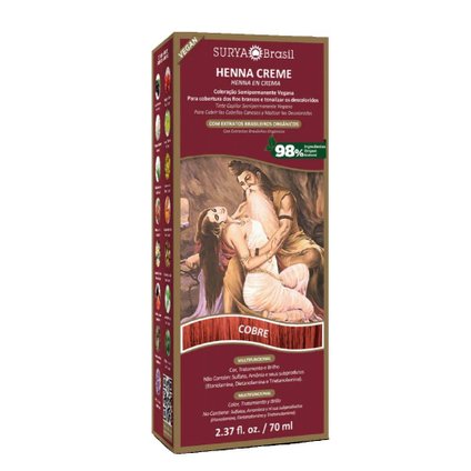 TINTURA SURYA HENNA CREME COBRE