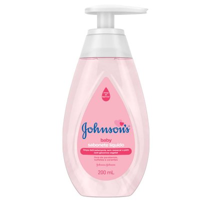 SABONETE LÍQUIDO JOHNSON'S BABY REGULAR 200ML