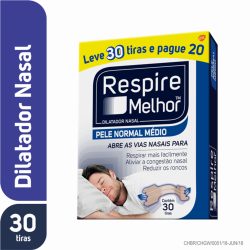 Dilatador Nasal Respire Melhor Pele Normal Leve 30 Pague 20