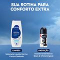 DESODORANTE ANTITRANSPIRANTE NIVEA MEN ROLL ON INVISIBLE BLACK WHITE 50ML