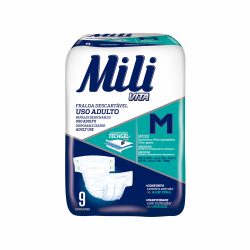 Fralda Geriátrica Mili Vita M C/9