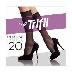 Meia 3/4 Trifil Eur 20 Preto Un