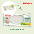 LENÇOS UMEDECIDOS HUGGIES HIGIENE SUPERIOR LIMPAM 2X MAIS COM 96 UNIDADES