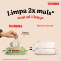 LENÇOS UMEDECIDOS HUGGIES HIGIENE SUPERIOR LIMPAM 2X MAIS COM 96 UNIDADES