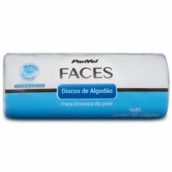Discos De Algodão Refil Panvel Faces Com 50 Unidades