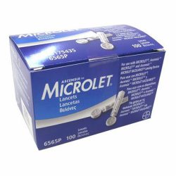 Lancetas Microlet Com 100 Unidades