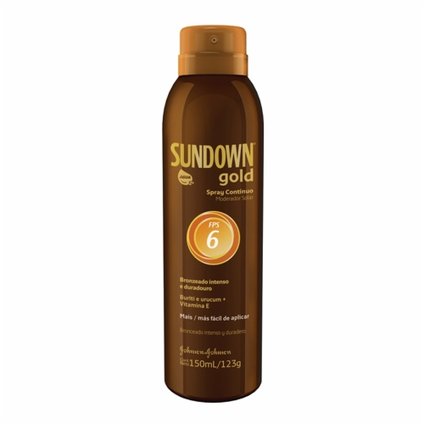 BRONZEADOR SOLAR SUNDOWN FRESH GOLD  FPS6 SPRAY 150ML
