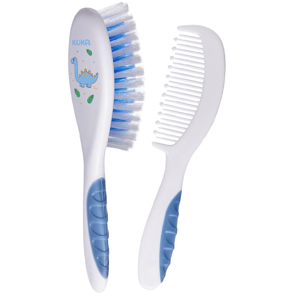 Conjunto Para Cabelo Kuka Soft Azul