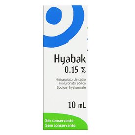 HYABAK 0,15% COLÍRIO 10ML