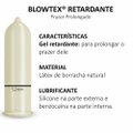 PRESERVATIVO BLOWTEX PRAZER PROLONGADO COM 6 UNIDADES