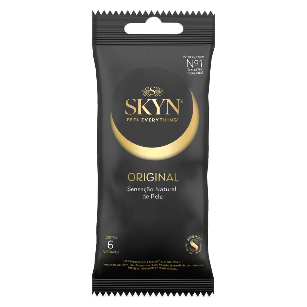 Preservativo Blowtex Skyn Com 6 Unidades