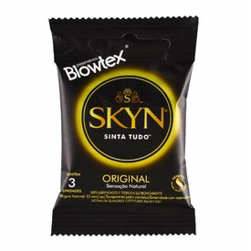 PRESERVATIVO BLOWTEX SKYN COM 3 UNIDADES