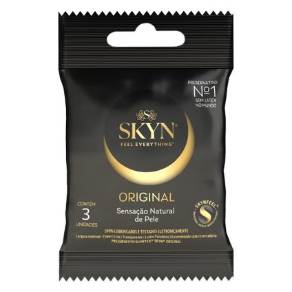 PRESERVATIVO BLOWTEX SKYN COM 3 UNIDADES