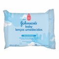 LENCOS UMEDECIDOS MAOS E ROSTO JOHNSONS BABY COM 25
