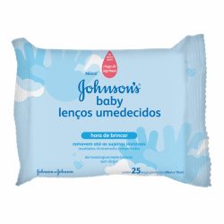 Lencos Umedecidos Maos/rosto Johnson's Baby C/25