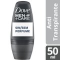 DESODORANTE ANTITRANSPIRANTE ROLL ON DOVE MEN+CARE SEM PERFUME 50ML
